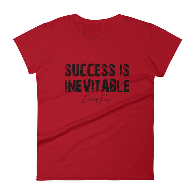 Women's Success is Inevitable short sleeve t-shirt - Deviant Sway