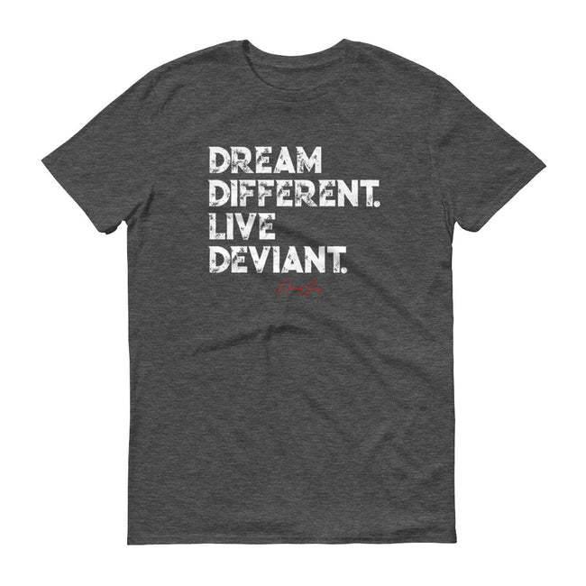 Men's Dream Different Live Deviant Signature short sleeve t-shirt - Deviant Sway