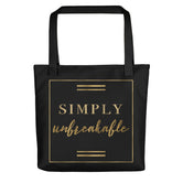 Deviant Sway Golden Simply Unbreakable Tote bag