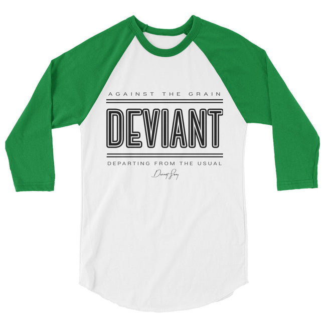 Deviant Defined Signature 3/4 sleeve raglan shirt - Deviant Sway