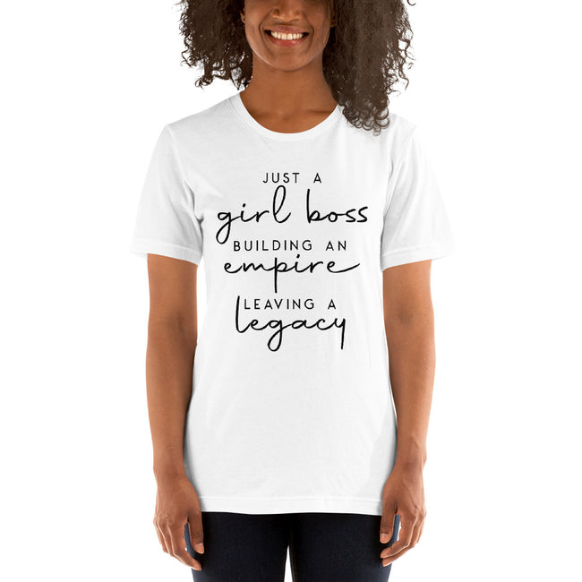 Women's Just a Girl Boss short sleeve t-shirt