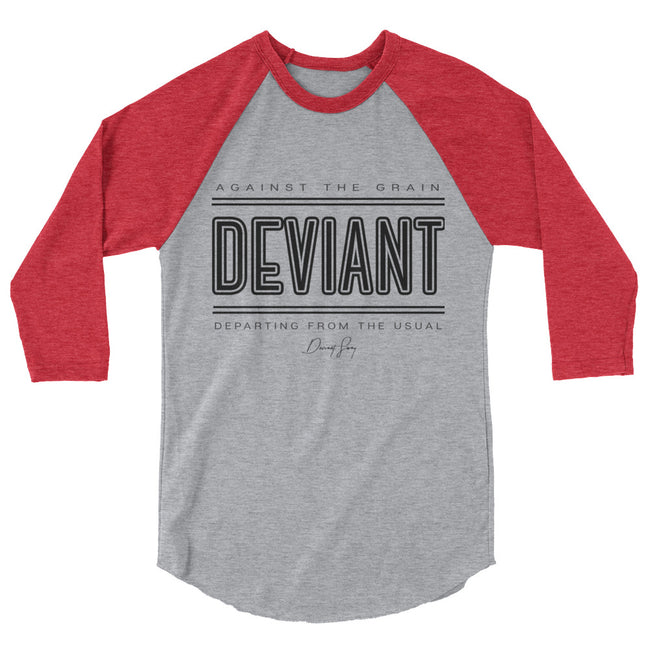 Deviant Defined Signature 3/4 sleeve raglan shirt - Deviant Sway