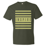 Men's INSPIRE stripes short sleeve t-shirt - Deviant Sway