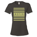 Women's INSPIRE stripes short sleeve t-shirt - Deviant Sway