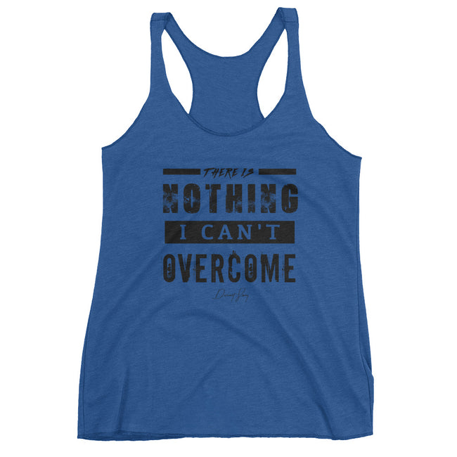 Women's There is Nothing I Can't Overcome racerback tank - Deviant Sway