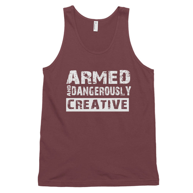 Men's Armed and Dangerously Creative Classic tank top - Deviant Sway