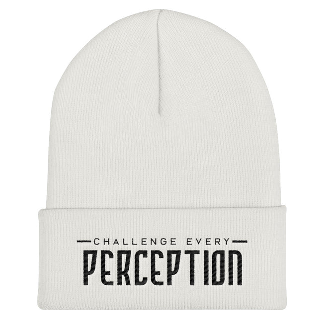Challenge Every Perception Signature Cuffed Beanie - Deviant Sway